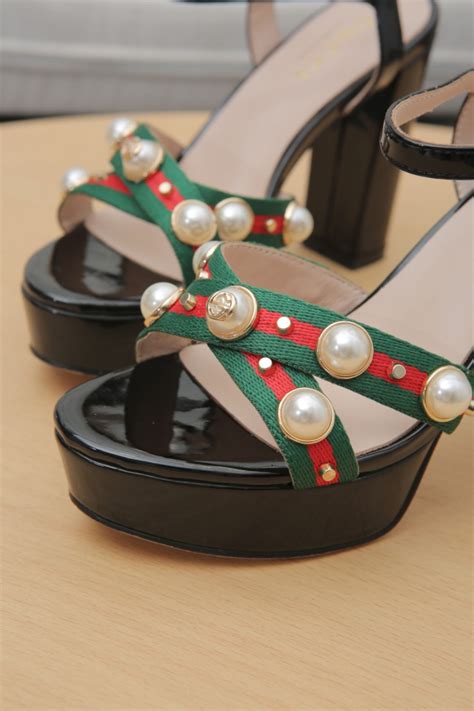 fake gucci rubber sandals|Gucci knock off heels.